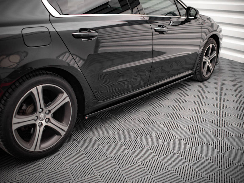 Maxton Design Side Skirts Diffusers Peugeot 508 GT MK1 Facelift (2014-2018)