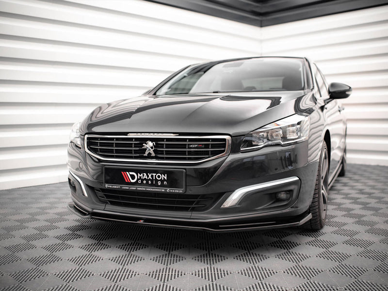 Maxton Design Front Splitter V.2 Peugeot 508 GT MK1 Facelift (2014-2018)