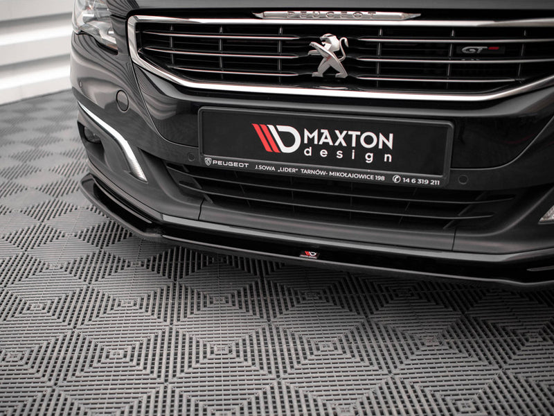 Maxton Design Front Splitter V.2 Peugeot 508 GT MK1 Facelift (2014-2018)