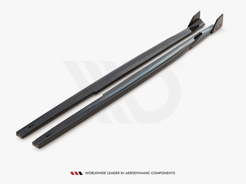 Maxton Design Side Skirts Diffusers V.1 + Flaps Toyota Corolla GR Sport Hatchback XII