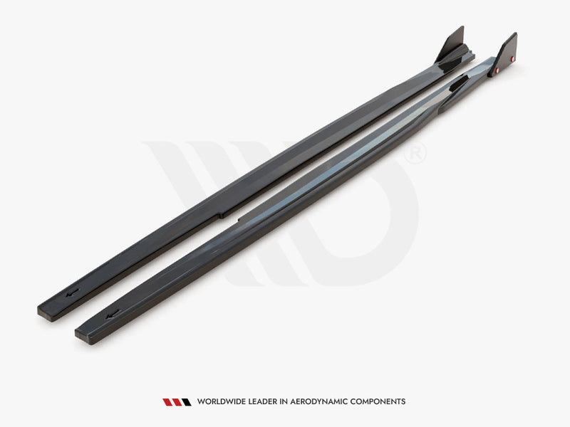 Maxton Design Side Skirts Diffusers V.1 + Flaps Toyota Corolla GR Sport Hatchback XII