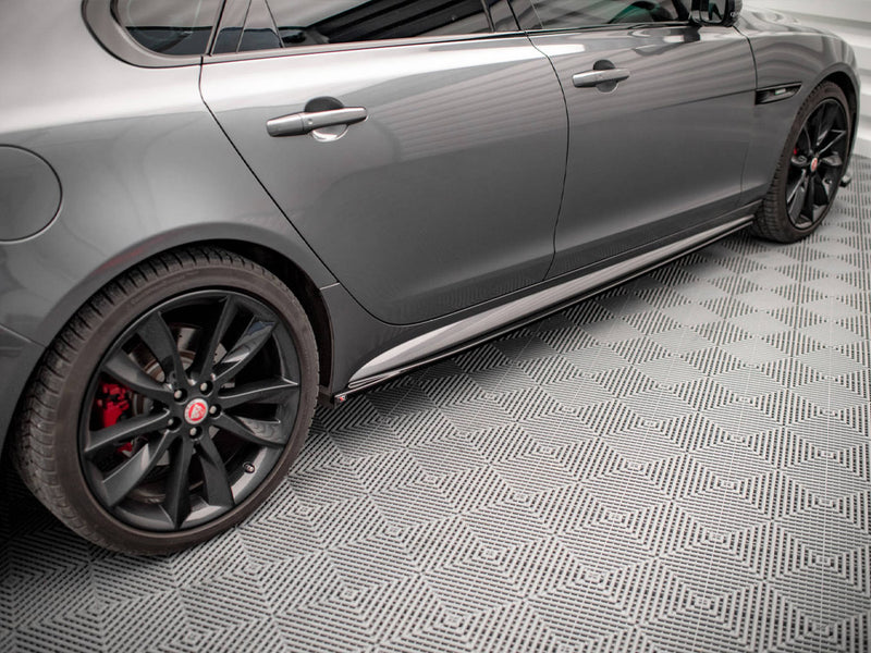 Maxton Design Side Skirts Diffusers Jaguar XF R-sport MK2 (2015-2020)