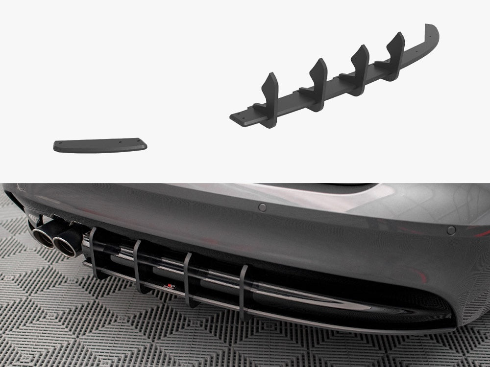 Maxton Design Street PRO Rear Diffuser Jaguar XF R-sport MK2 (2015-2020)