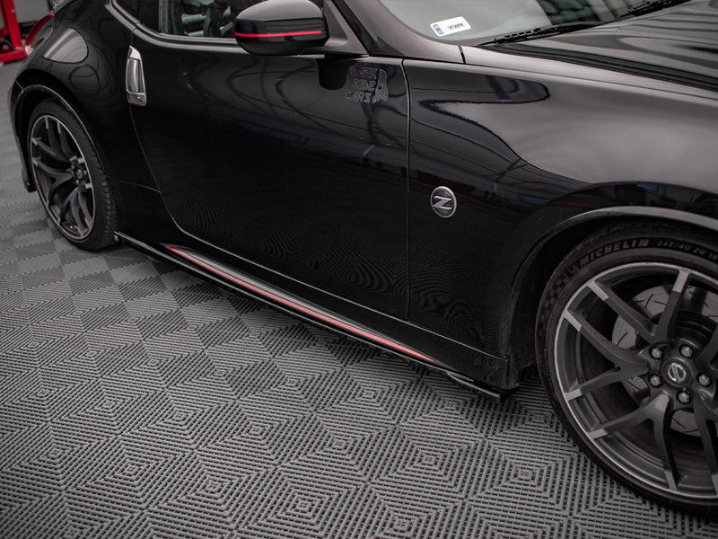 Maxton Design Side Skirts Diffusers V.1 Nissan 370Z Nismo Facelift (2014-2020)