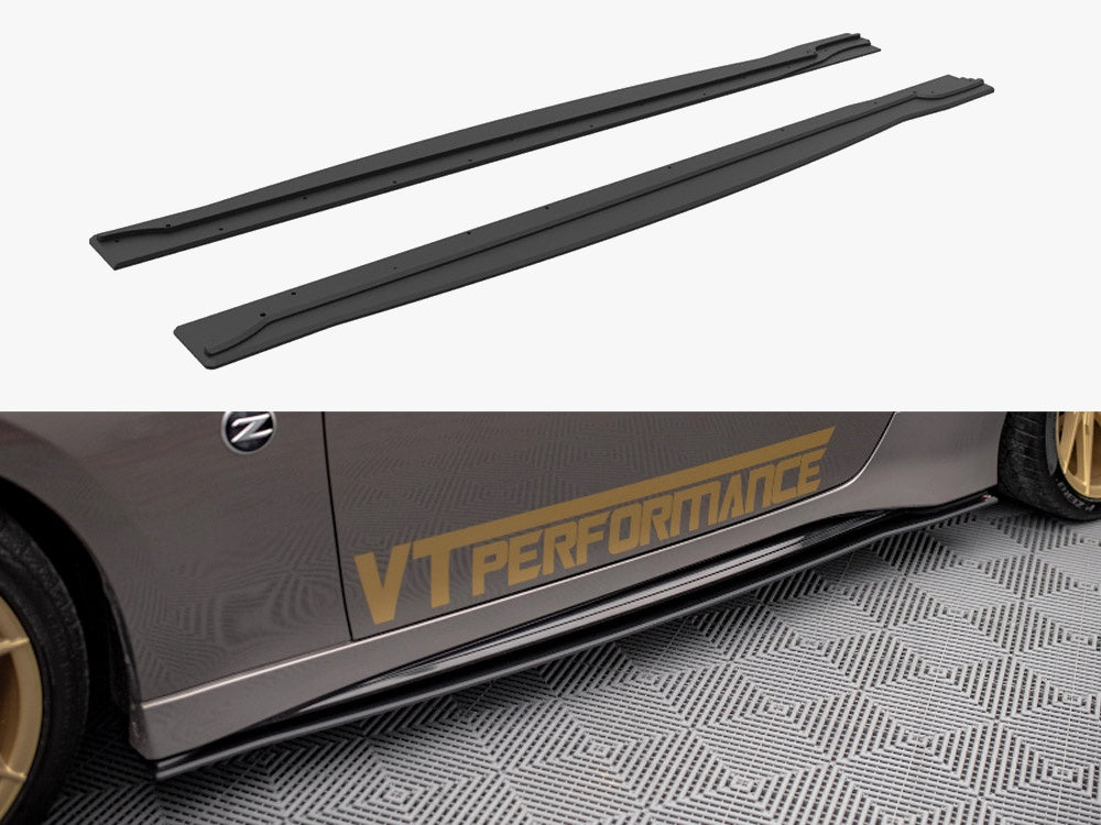 Maxton Design Street PRO Side Skirts Diffusers Nissan 370Z Nismo Facelift (2014-2020)