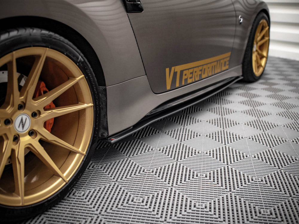 Maxton Design Street PRO Side Skirts Diffusers Nissan 370Z Nismo Facelift (2014-2020)