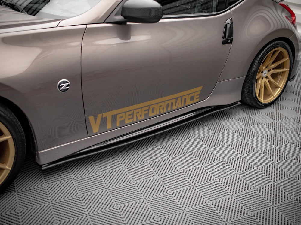Maxton Design Street PRO Side Skirts Diffusers Nissan 370Z Nismo Facelift (2014-2020)