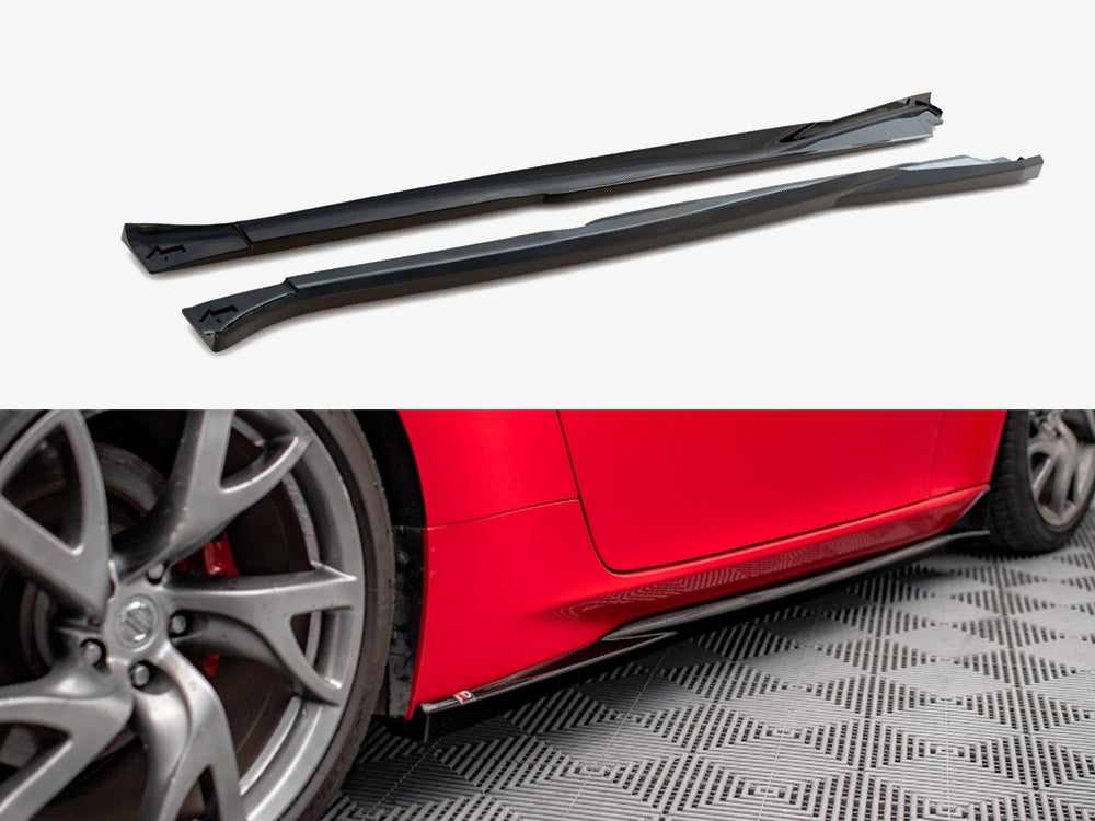 Maxton Design Side Skirts Diffusers V.2 Nissan 370Z (2009-2020)