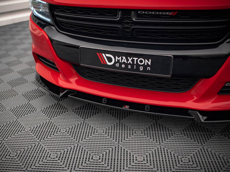 Maxton Design Front Splitter V.1 Dodge Charger RT Mk7 Facelift