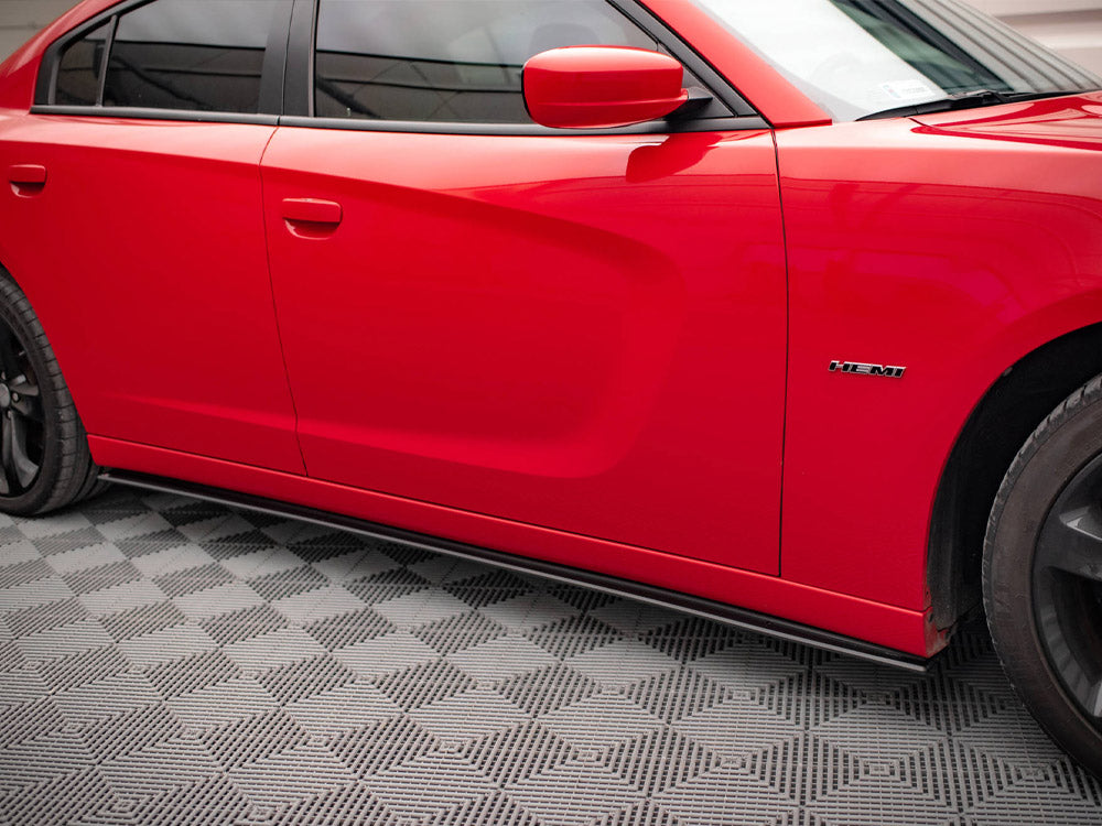 Maxton Design Street PRO Side Skirts Diffusers Dodge Charger RT Mk7 Facelift
