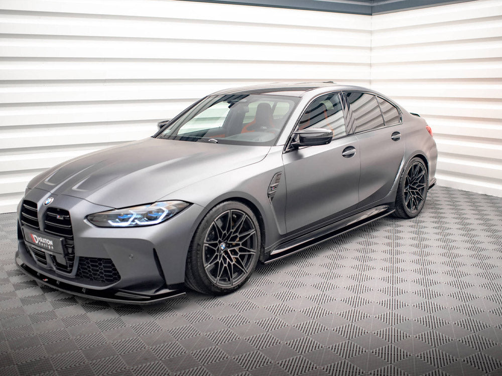 Maxton Design Side Skirts Diffusers V.1 BMW M3 Sedan / Touring G80 / G81