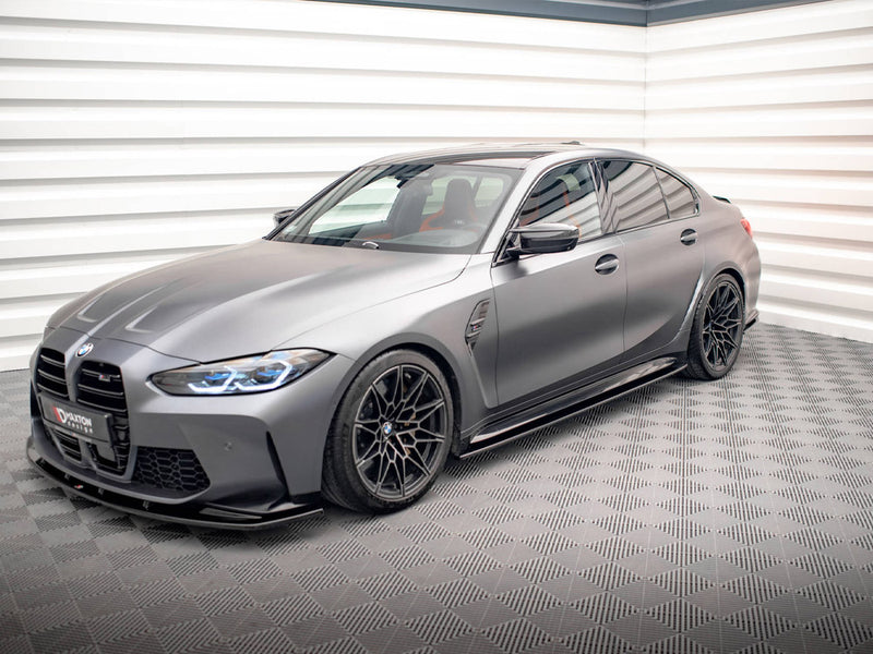 Maxton Design Side Skirts Diffusers V.1 BMW M3 Sedan / Touring G80 / G81