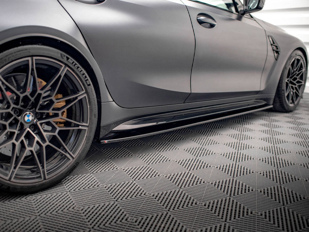 Maxton Design Side Skirts Diffusers V.1 BMW M3 Sedan / Touring G80 / G81