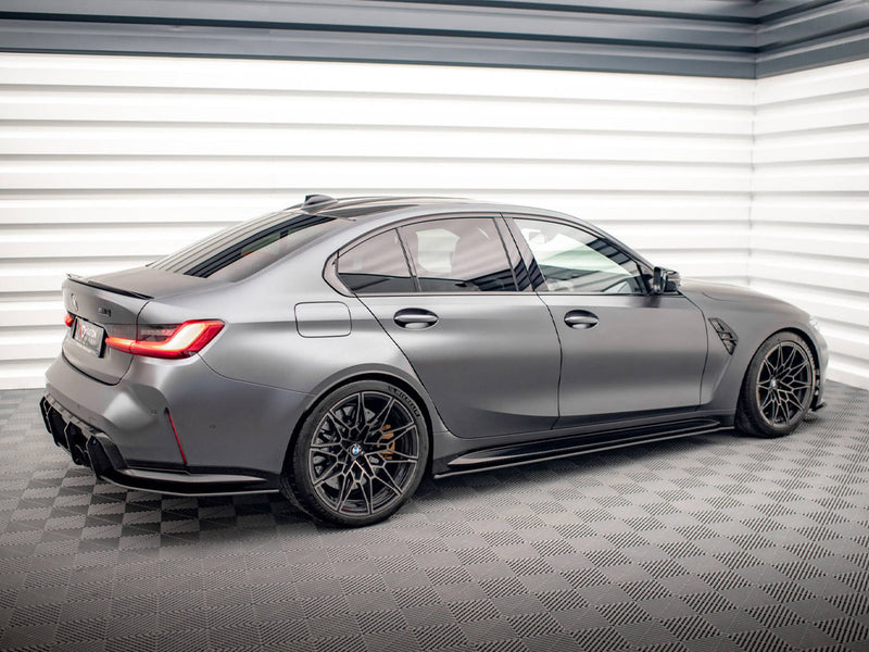 Maxton Design Street PRO Side Skirts Diffusers BMW M3 Sedan / Touring G80 / G81