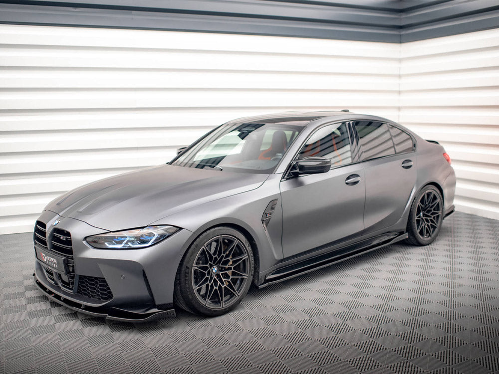 Maxton Design Side Skirts Diffusers V.2 BMW M3 Sedan / Touring G80 / G81