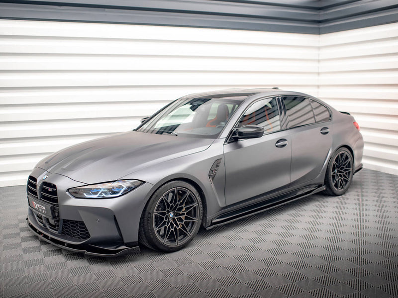 Maxton Design Side Skirts Diffusers V.2 BMW M3 Sedan / Touring G80 / G81