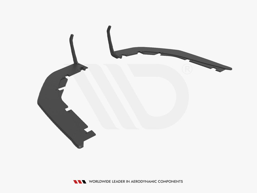 Maxton Design Street PRO Rear Side Splitters V.1 BMW M3 Sedan / Touring G80 / G81