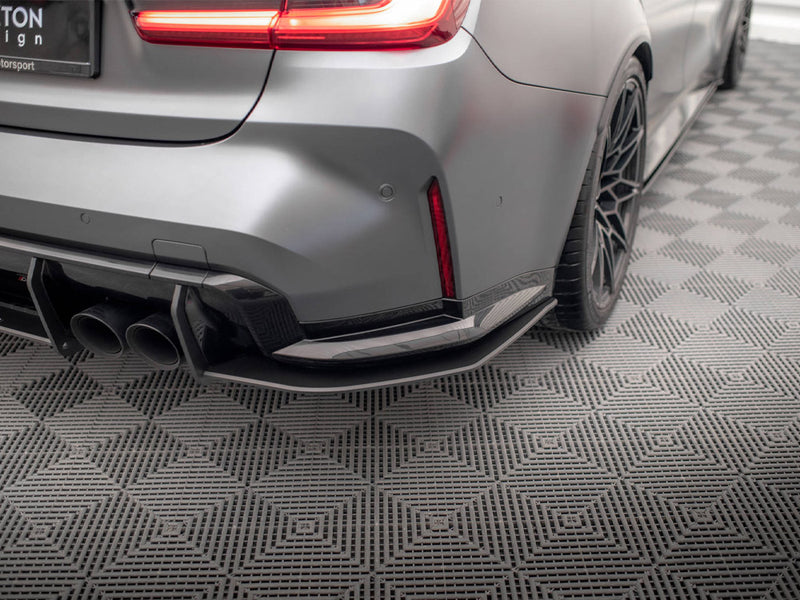 Maxton Design Street PRO Rear Side Splitters V.1 BMW M3 Sedan / Touring G80 / G81