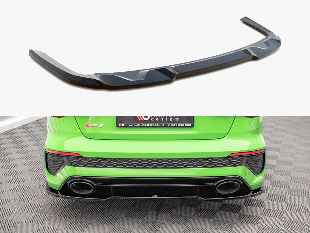 Maxton Design Central Rear Splitter Audi RS3 Sedan 8Y