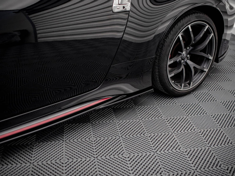 Maxton Design Side Skirts Diffusers V.2 Nissan 370Z Nismo Facelift (2014-2020)