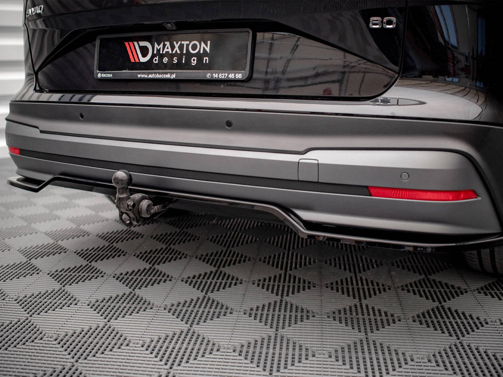 Maxton Design Rear Splitter (Vertical Bars) Skoda Enyaq IV
