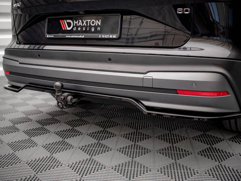Maxton Design Rear Splitter (Vertical Bars) Skoda Enyaq IV