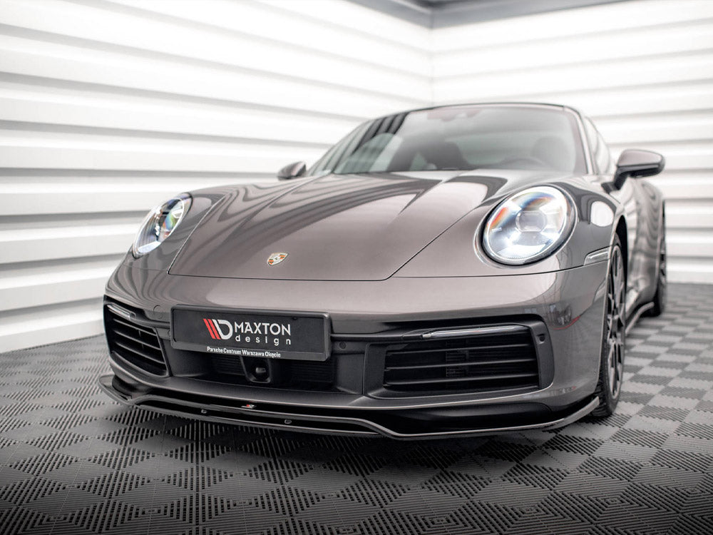 Maxton Design Front Splitter Porsche 911 Carrera 4S 992