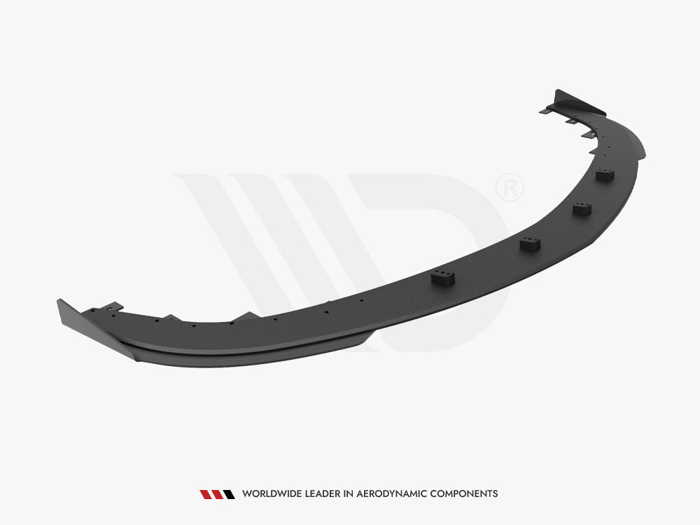 Maxton Design Street PRO Front Splitter V.1 + Flaps Mazda 3 MPS Mk1