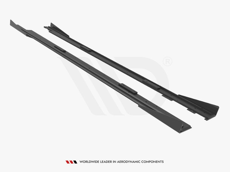 Maxton Design Street PRO Side Skirts Diffusers + Flaps Mazda 3 MPS Mk1
