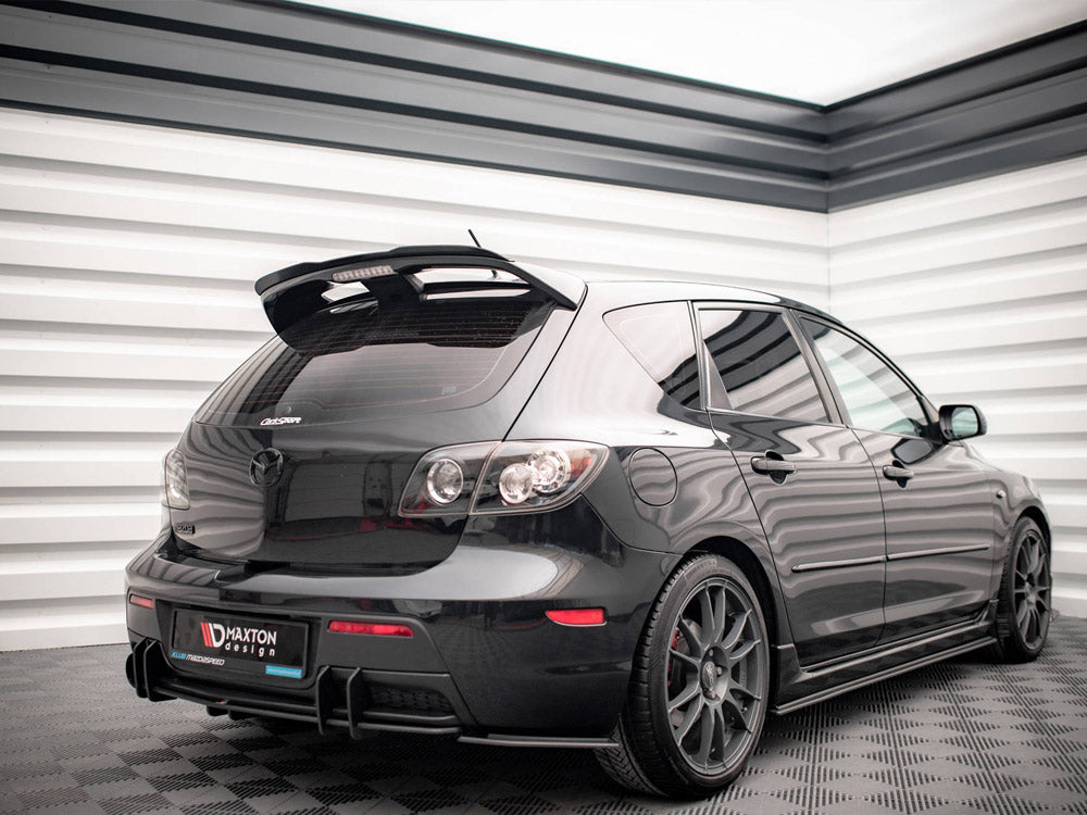 Maxton Design Street PRO Rear Side Splitters Mazda 3 MPS Mk1 US-Spec Version