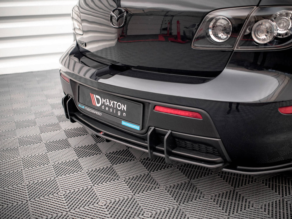 Maxton Design Street PRO Rear Diffuser Mazda 3 MPS Mk1 US-Spec Version