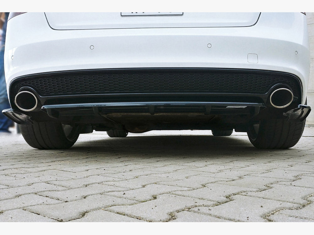 Maxton Design Rear Splitter (Vertical Bars) Audi A5 S-Line 8T Facelift
