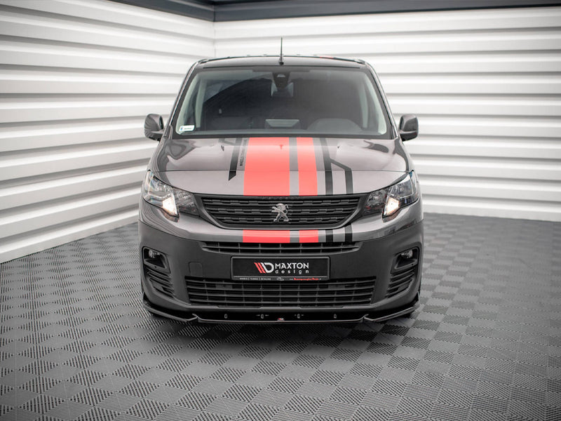 Maxton Design Front Splitter Peugeot Partner MK3 (2018-)