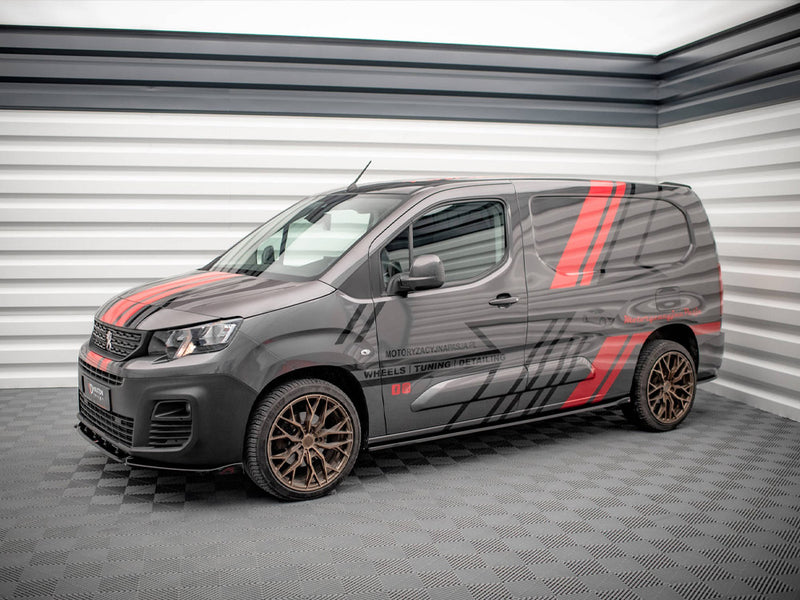 Maxton Design Side Skirts Diffusers Peugeot Partner Maxi Mk3