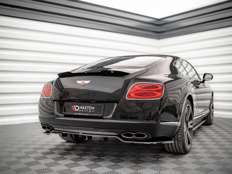 Maxton Design Central Rear Splitter (Vertical Bars) Bentley Continental GT V8 S Mk2