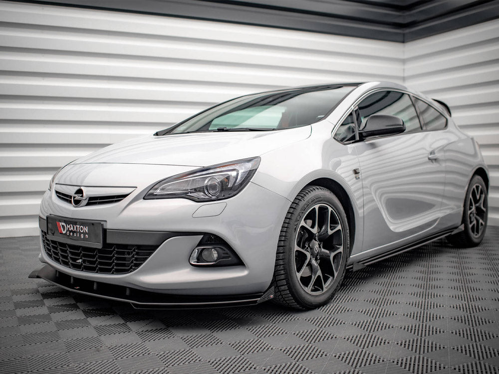 Maxton Design Street PRO Front Splitter V.1 + Flaps Opel Astra GTC OPC-Line J