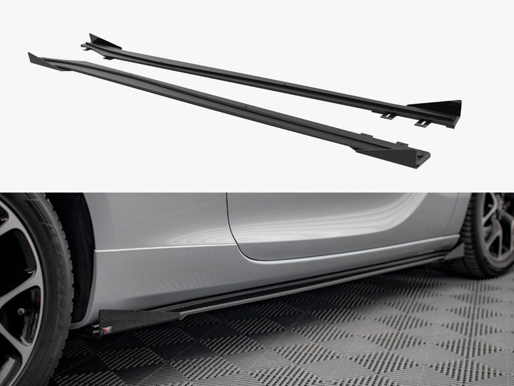 Maxton Design Street PRO Side Skirts Diffusers + Flaps Opel Astra GTC OPC-Line J