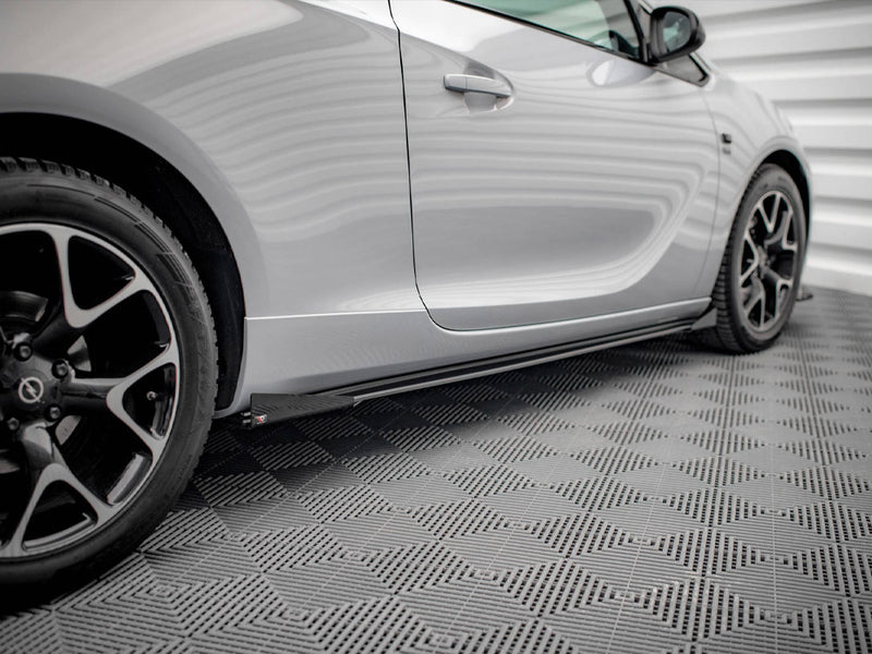 Maxton Design Street PRO Side Skirts Diffusers + Flaps Opel Astra GTC OPC-Line J