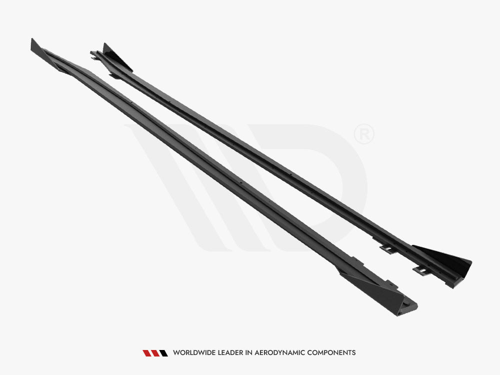 Maxton Design Street PRO Side Skirts Diffusers + Flaps Opel Astra GTC OPC-Line J