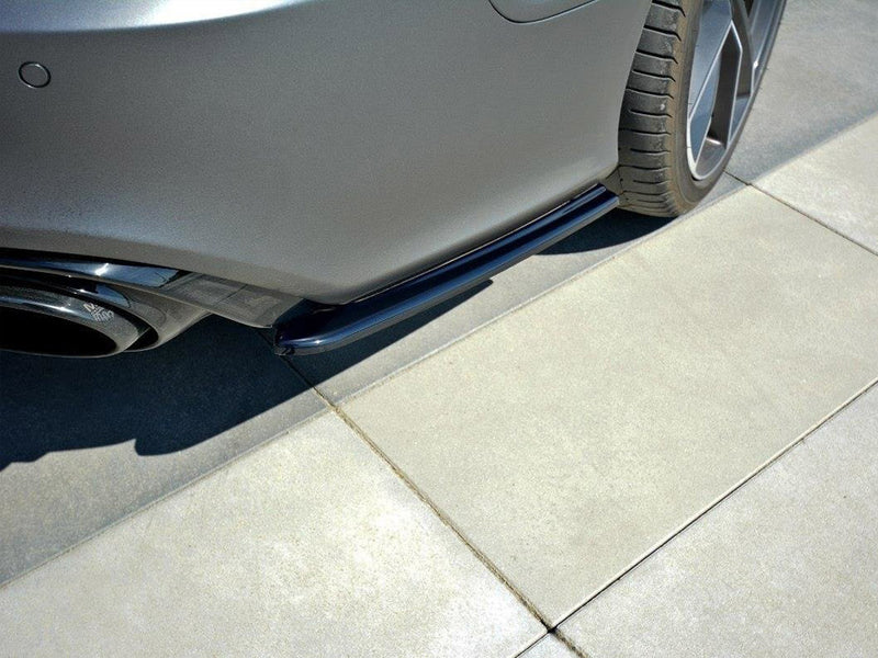 Maxton Design Rear Side Splitters V.1 Audi RS7 C7 - Textured
