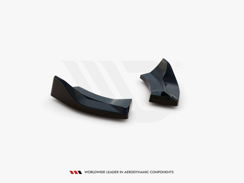 Maxton Design Rear Side Splitters V.1 Ford Fiesta Mk8 ST - Carbon Look