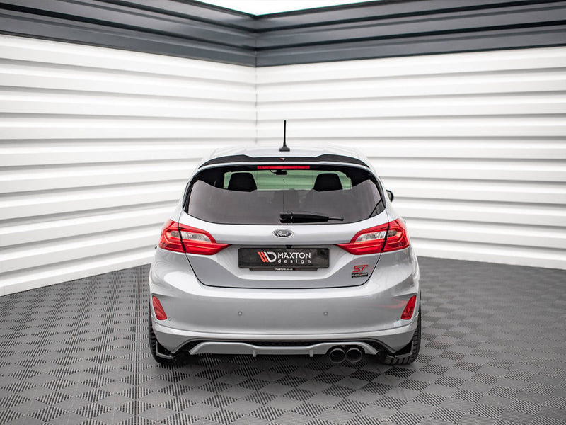 Maxton Design Rear Side Splitters V.1 Ford Fiesta Mk8 ST - Carbon Look