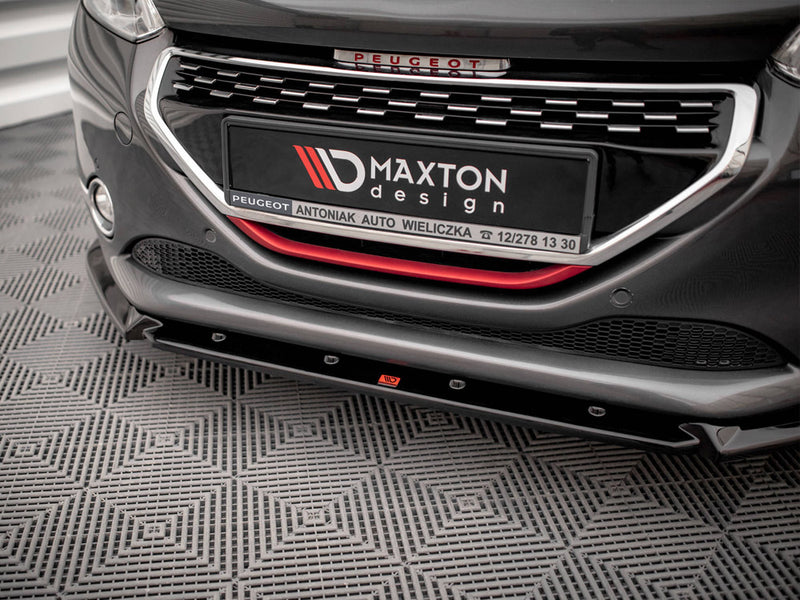 Maxton Design Front Splitter V.2 Peugeot 208 GTI MK1