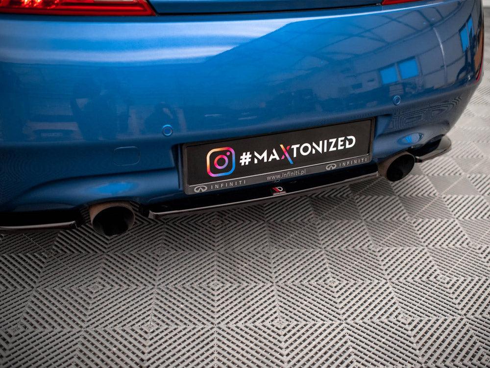 Maxton Design Central Rear Splitter Infiniti G37 Coupe
