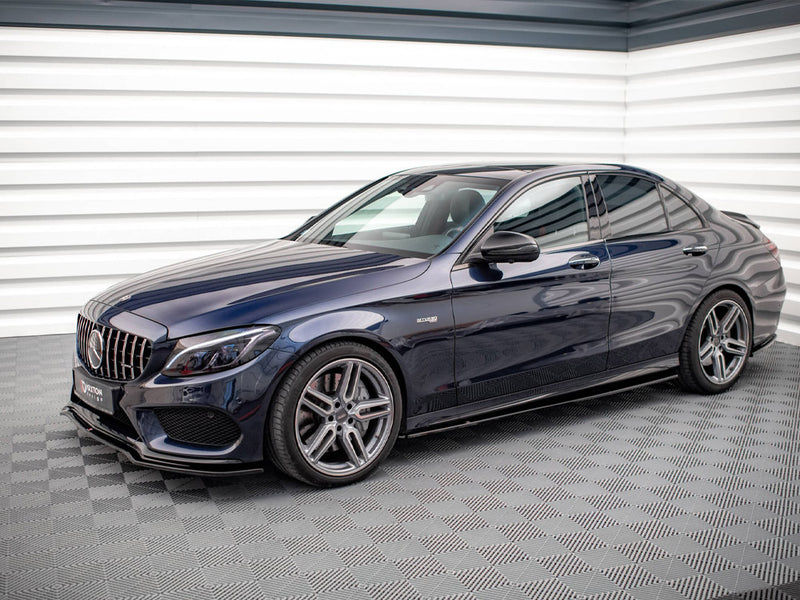 Maxton Design Side Skirts Diffusers Mercedes-AMG C 43 / AMG-Line W205