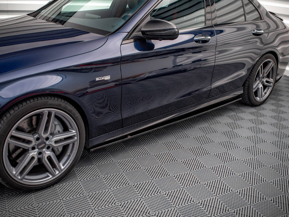 Maxton Design Side Skirts Diffusers Mercedes-AMG C 43 / AMG-Line W205