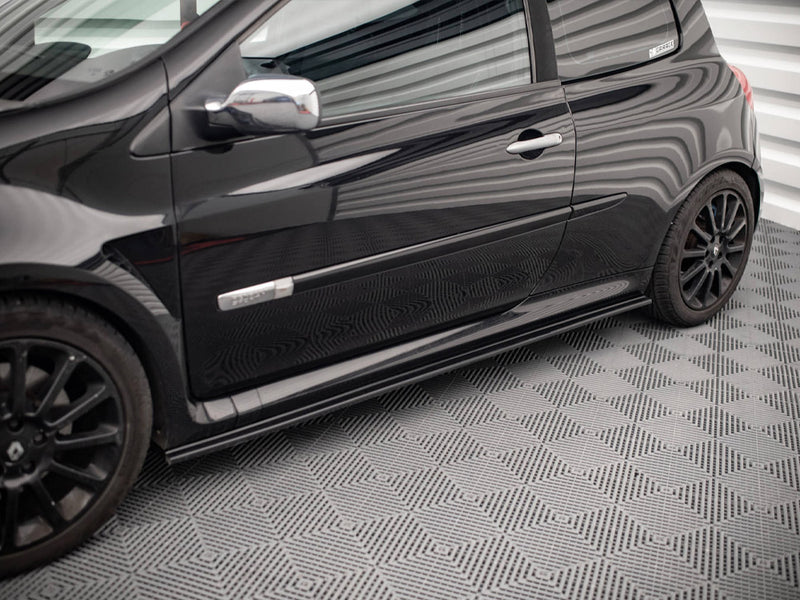 Maxton Design Side Skirts Diffusers Renault CLIO MK3 RS (2006-2012)