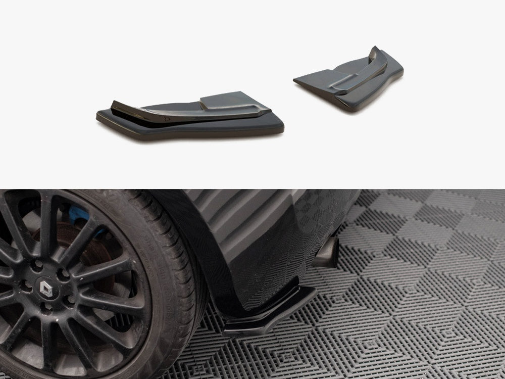 Maxton Design Rear Side Splitters Renault CLIO MK3 RS (2006-2009) - Carbon Look