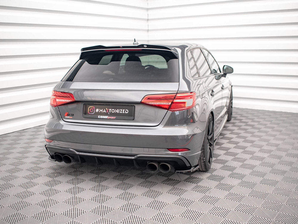 Maxton Design Rear Side Splitters V.1 Audi S3 Sportback 8V Facelift