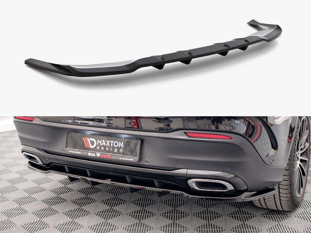 Maxton Design Rear Splitter (Vertical Bars) Mercedes-Benz GLE Coupe AMG-Line C167 / C167 Facelift